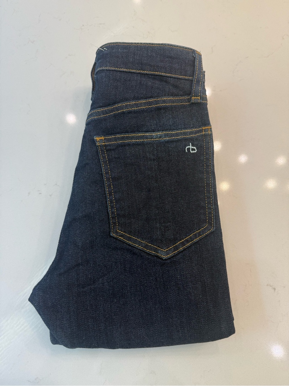 Rag & Bone Nina High-Rise Ankle Skinny Jeans Rinse Size 23